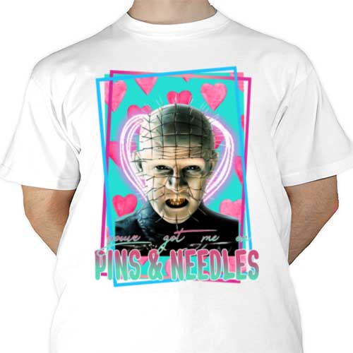 hellraiser valentine ready to press sublimation iron on transfer